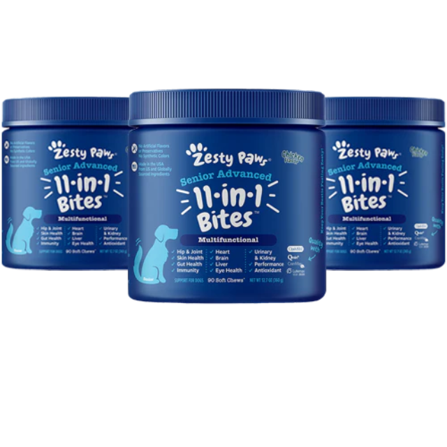 Senior Advanced 11-in-1 Multivitamin Bites for Senior Dogs
